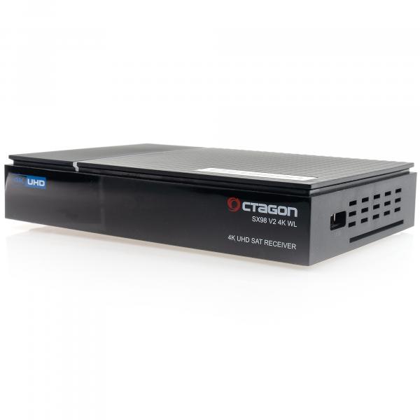 OCTAGON SX98 V2 4K UHD S2+IP 5G Wi-Fi 1xDVB-S2 Linux Smart TV Sat Receive
